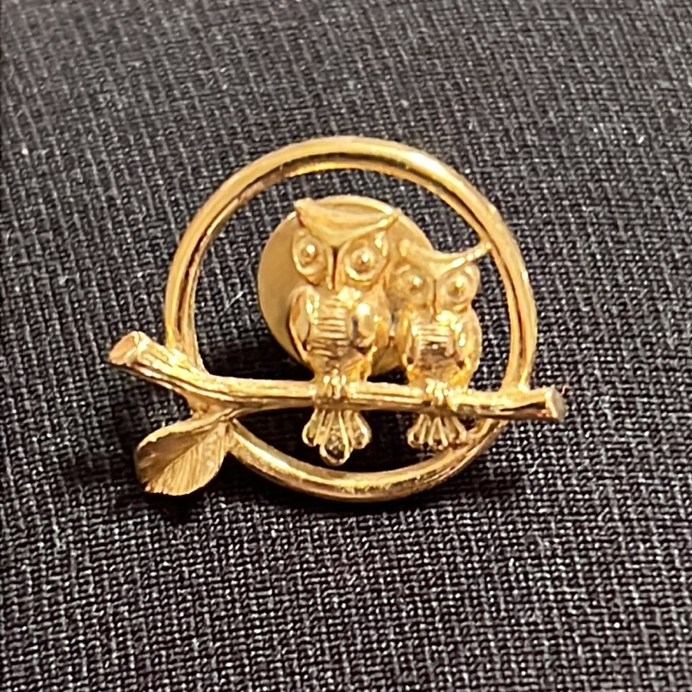 VINTAGE Avon Owls Pin/Tie Tac